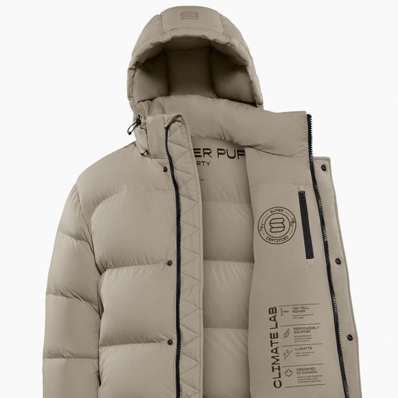 Aritzia The Super Puff™ Shorty (XXS, Modern Taupe) - Picture 3 of 4